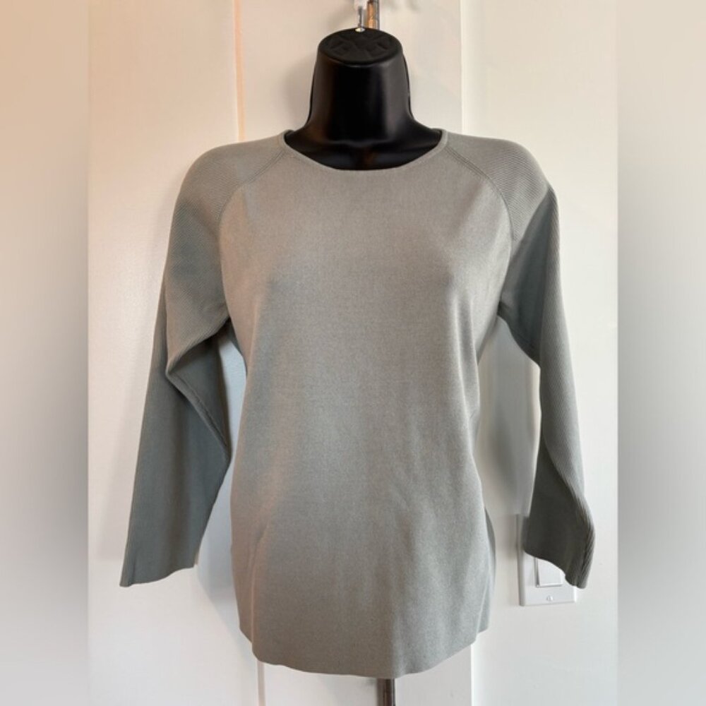 Anne Klein New York Silk Blend Long Sleeve Blouse - Size L